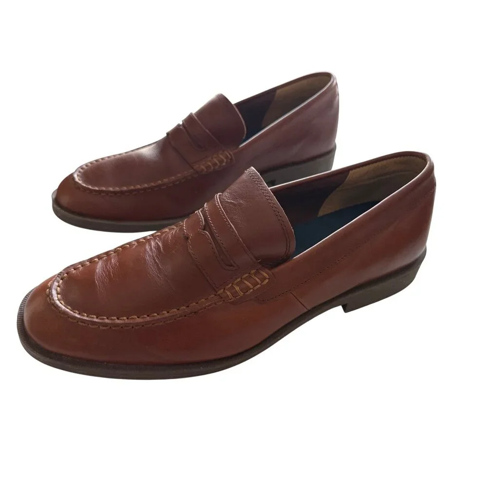 Sperry Men's Brown Leather Penny Loafers